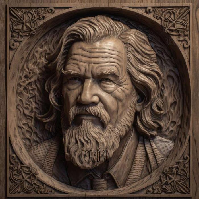 jeff bridges 2 stl model for CNC